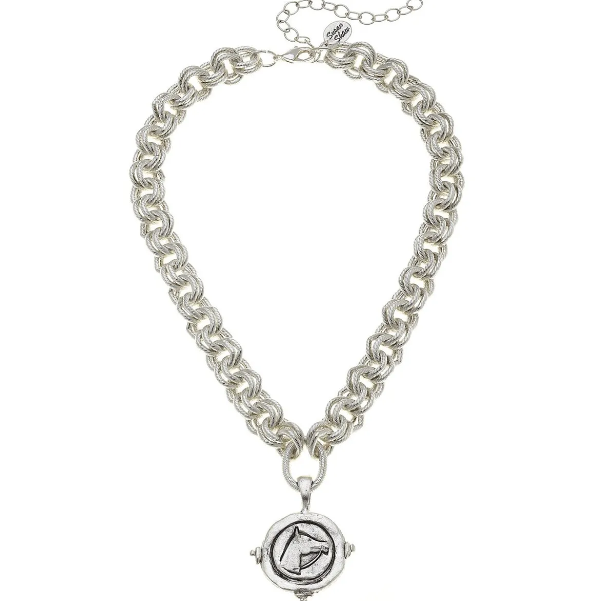 Horse Head Intaglio Necklace