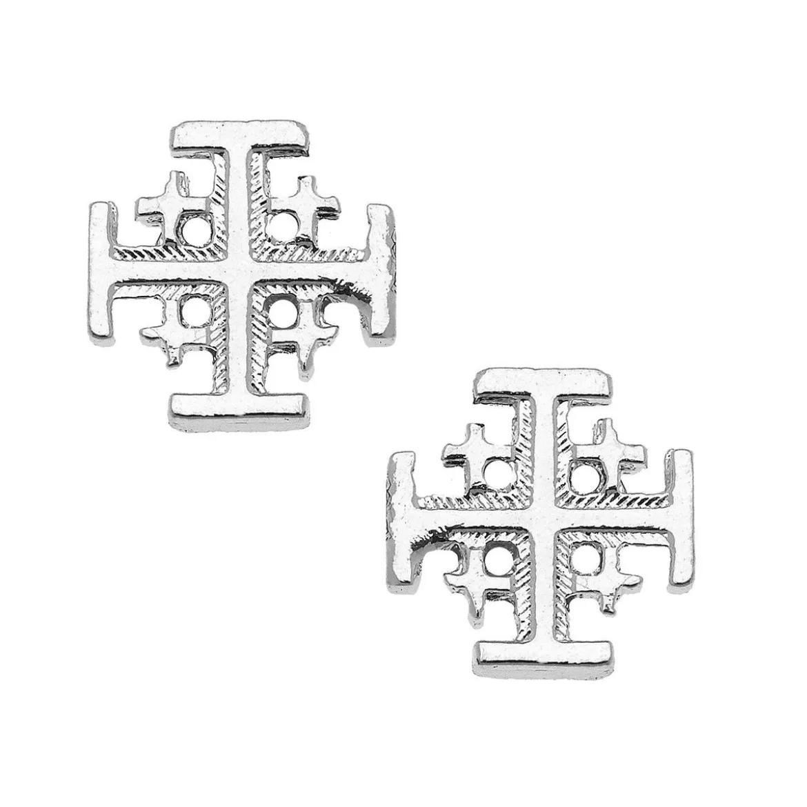Jerusalem Cross Studs