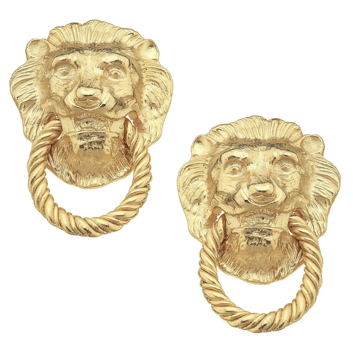 Lion Knocker Earrings