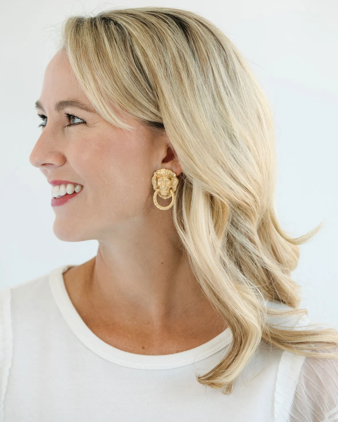 Lion Knocker Earrings