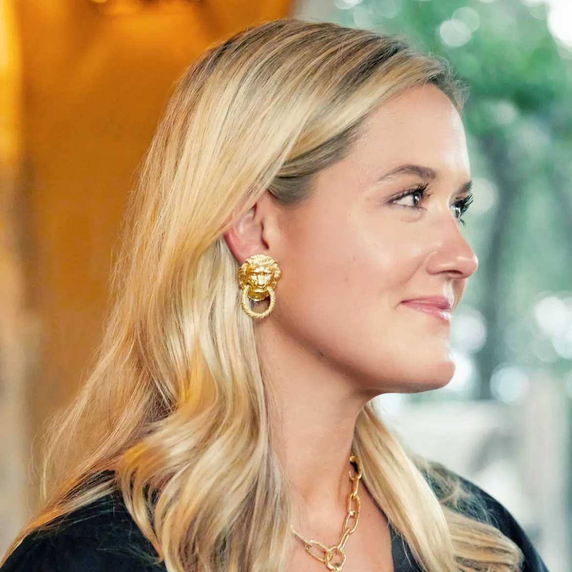 Lion Knocker Earrings