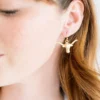 Longhorn Drop Earrings