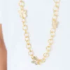 Long Linked Butterfly Chain Necklace