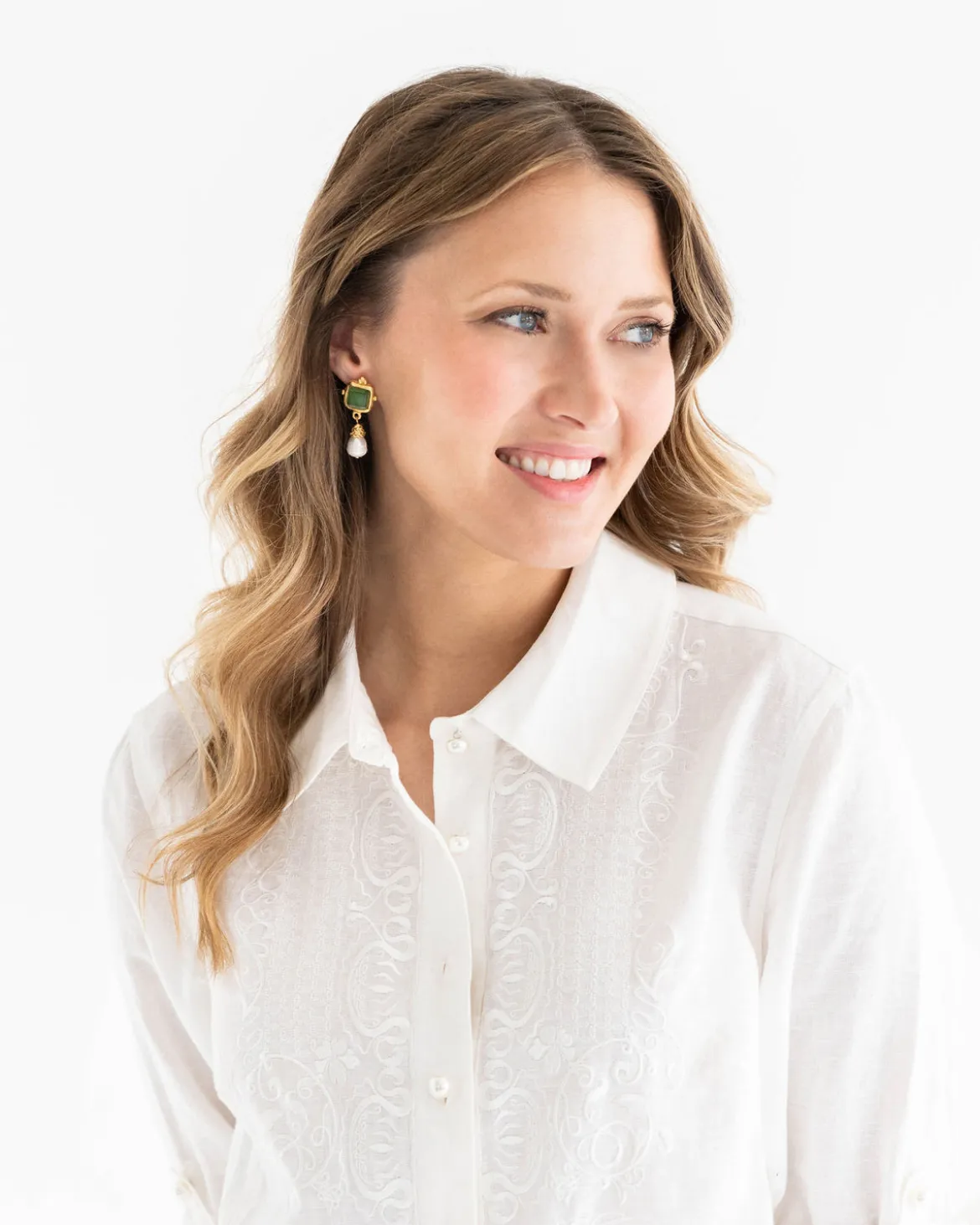 Madeline Pearl Drop Earrings