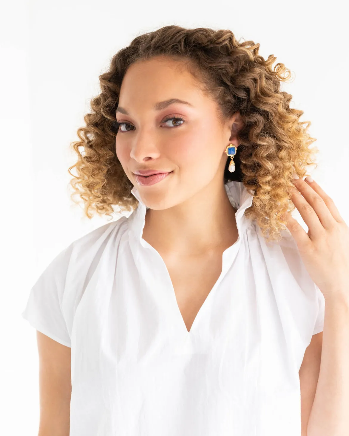 Madeline Pearl Drop Earrings