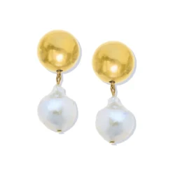 Margaret Baroque Pearl Drop Earrings