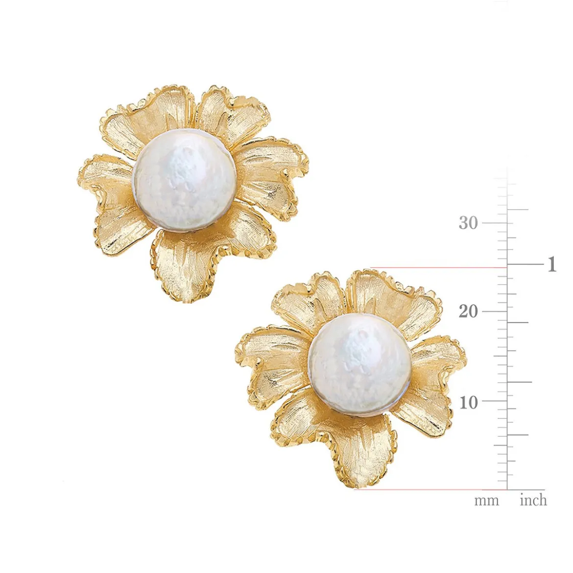 Marigold Pearl Studs