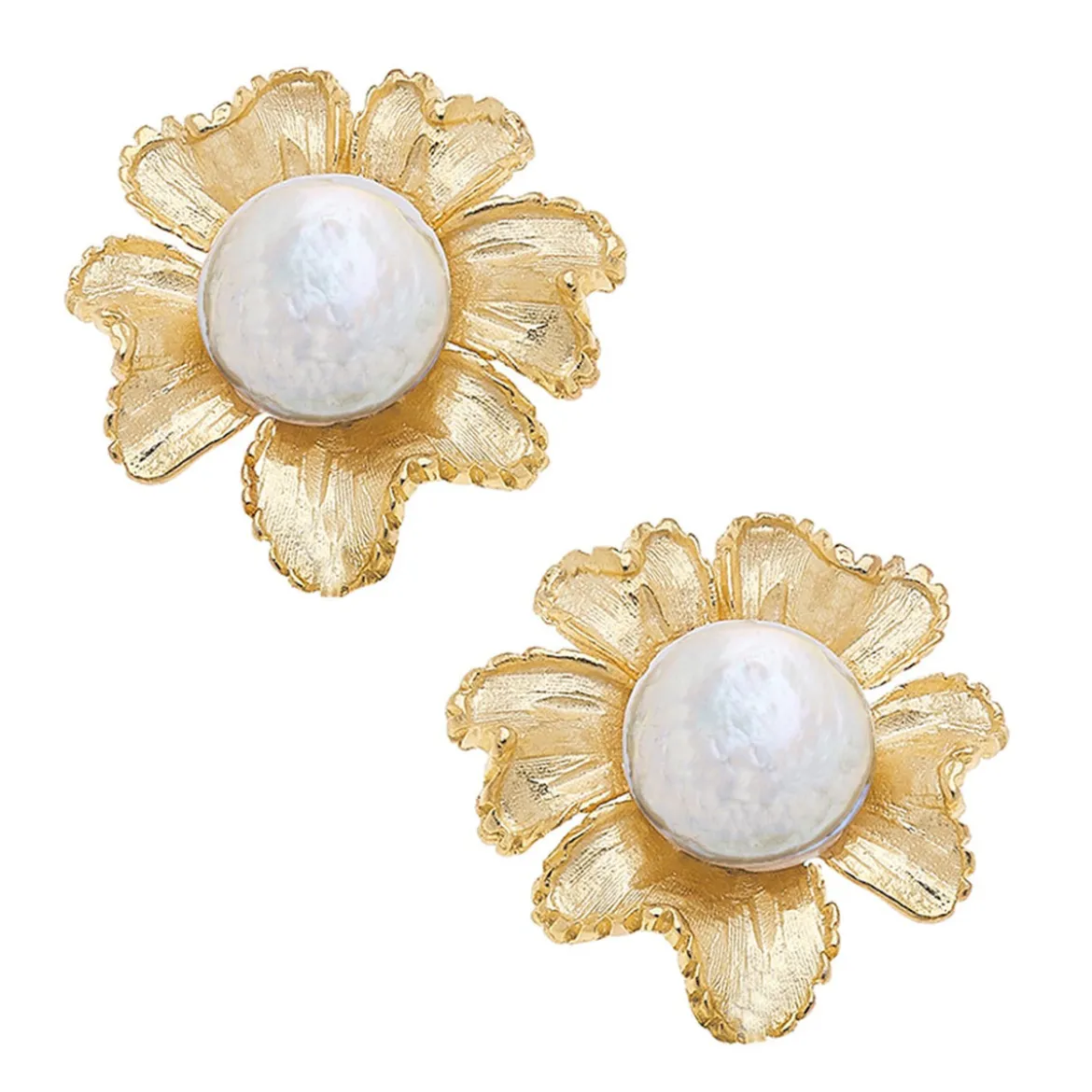 Marigold Pearl Studs