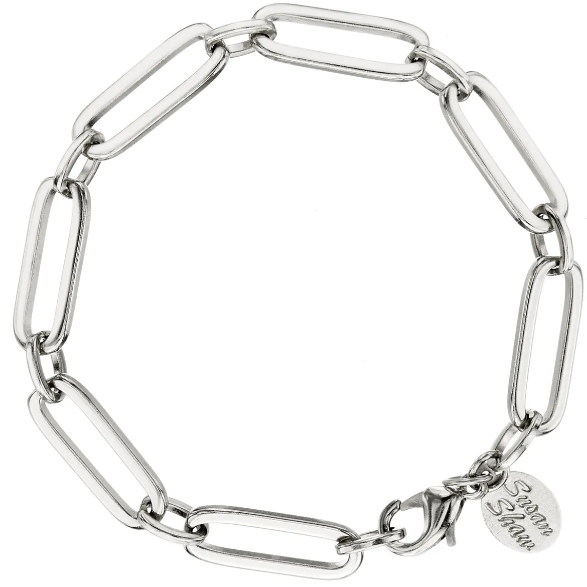 Mixed Link Paperclip Bracelet