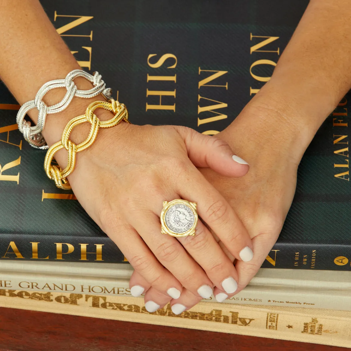 Mixed Metal Coin Ring