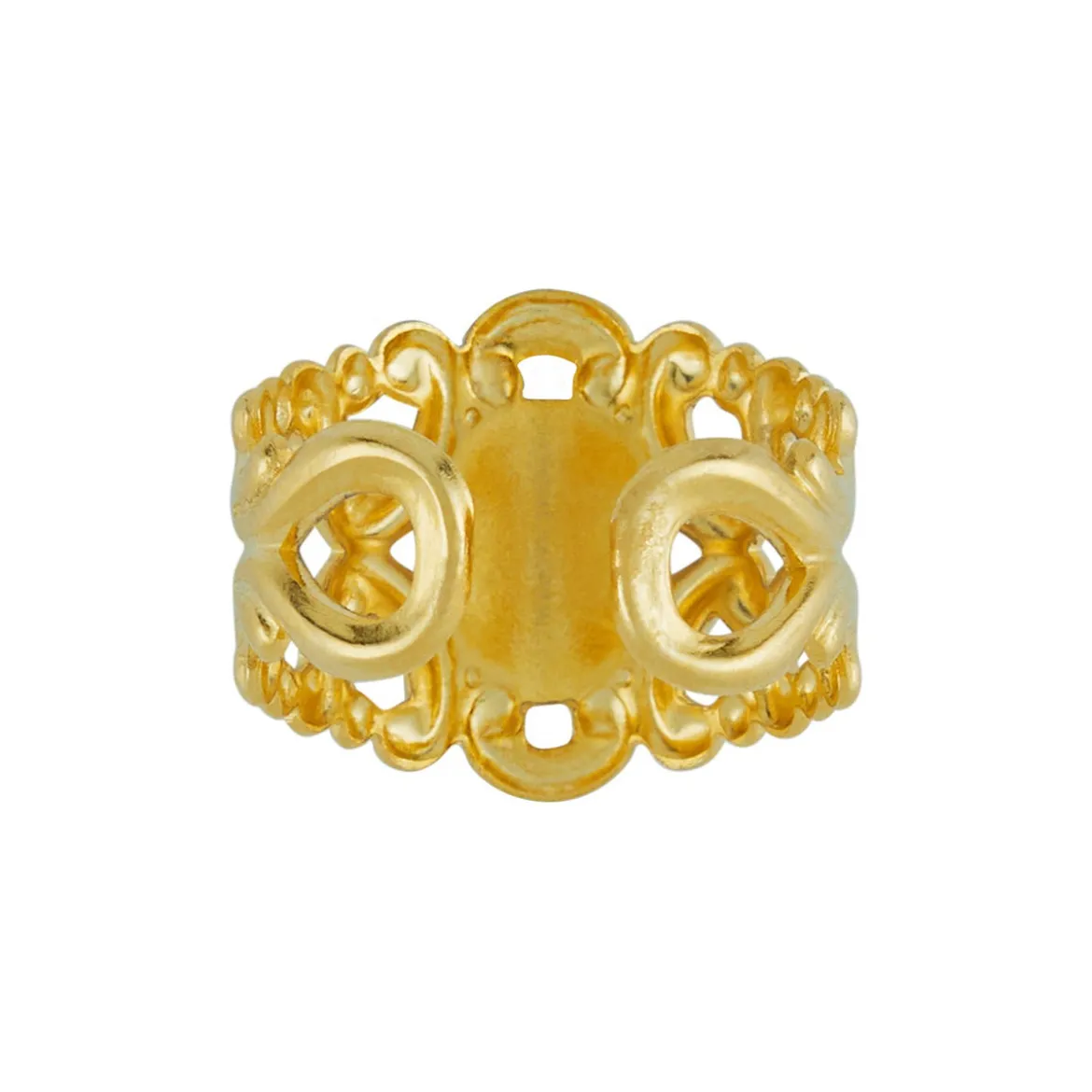 Mixed Metal Coin Ring