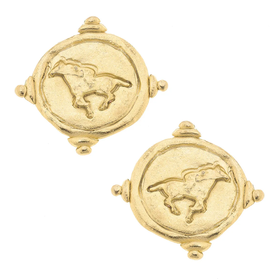 Mustang Intaglio Studs