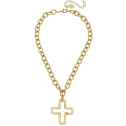 Open Cross Necklace
