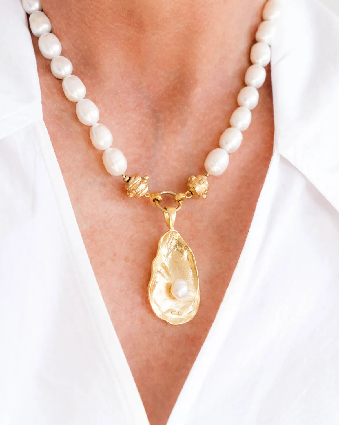 Pearl Oyster Pearl Necklace