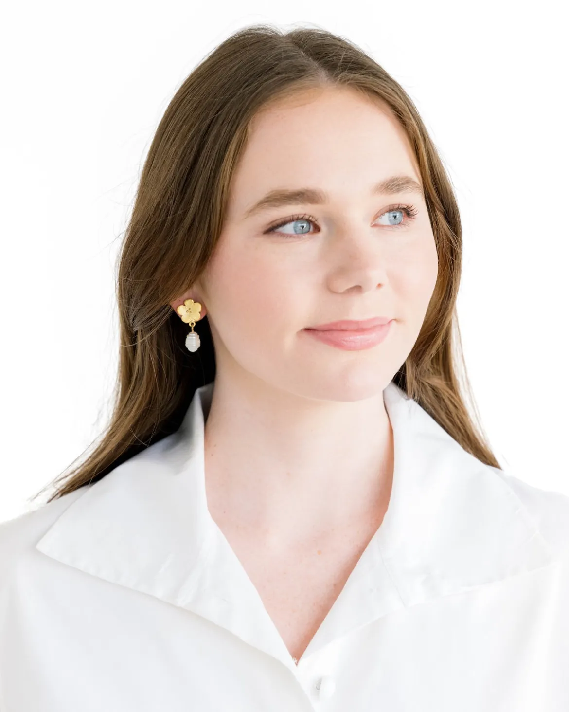 Poppy Pearl Drop Earrings