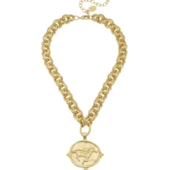 Race Horse Intaglio Necklace
