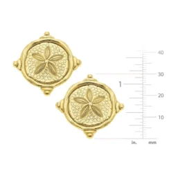 Sand Dollar Intaglio Studs