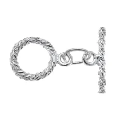Silver Textured Toggle Extender