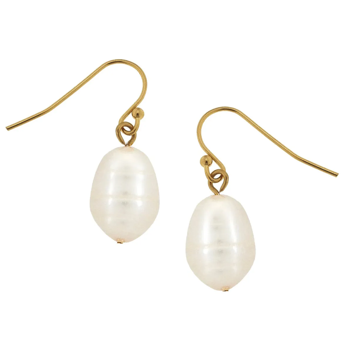Small Freshwater Pearl Drop Earrings