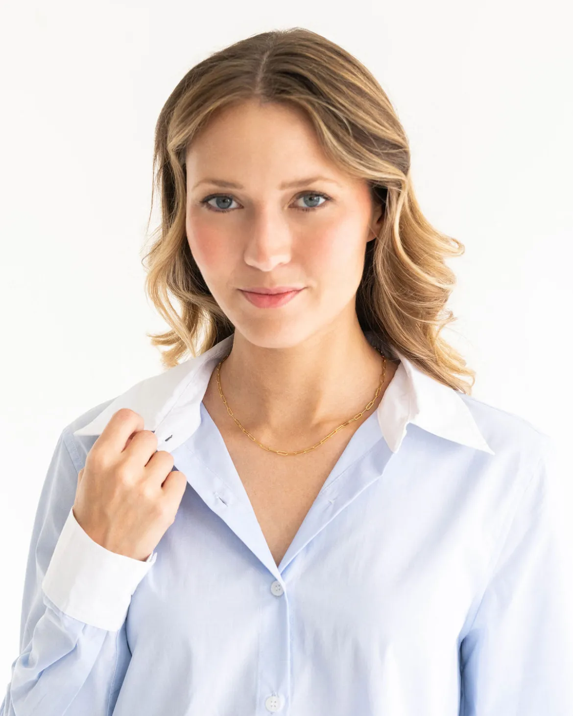 Small Paperclip Necklace