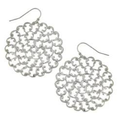Small Round Filigree Earrings