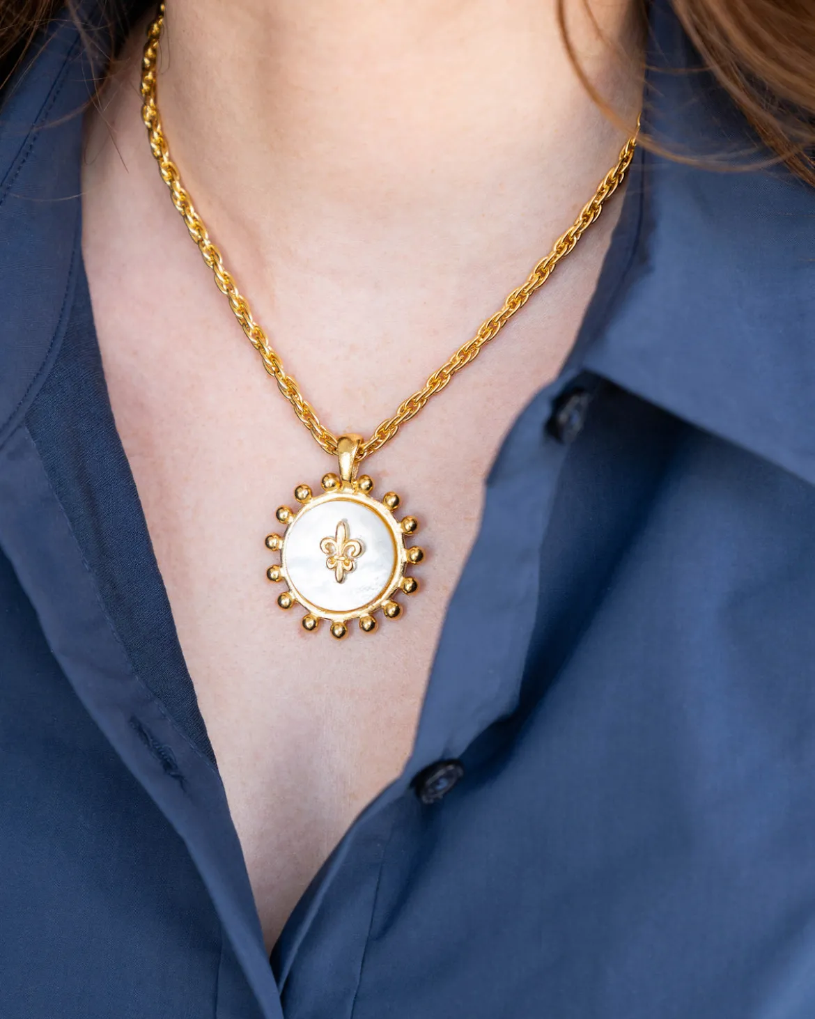 Sophie Fleur de Lis Necklace