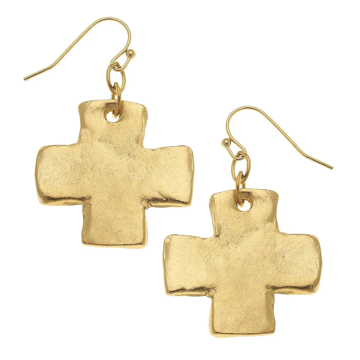 Square Cross Earrings