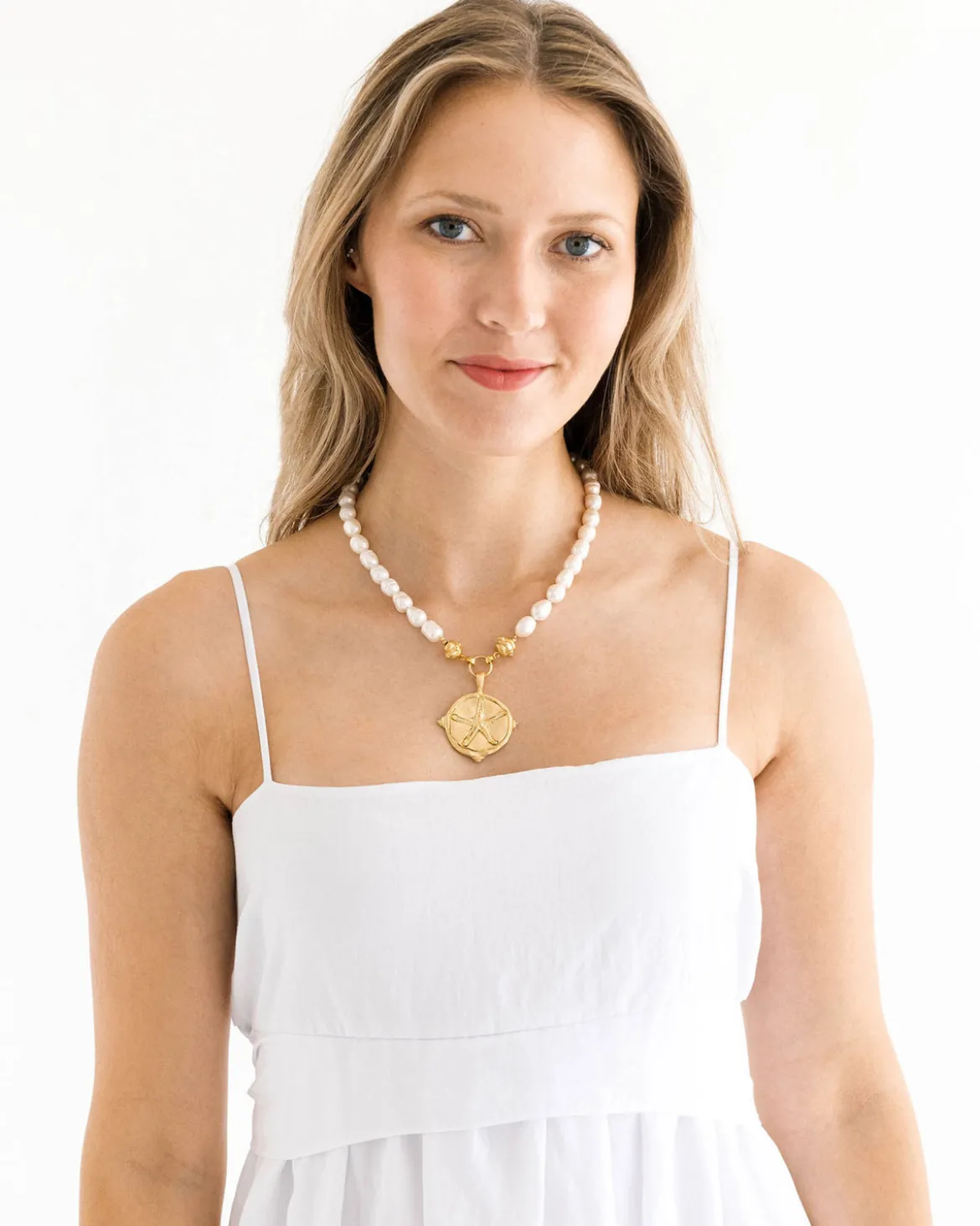 Starfish Pearl Necklace