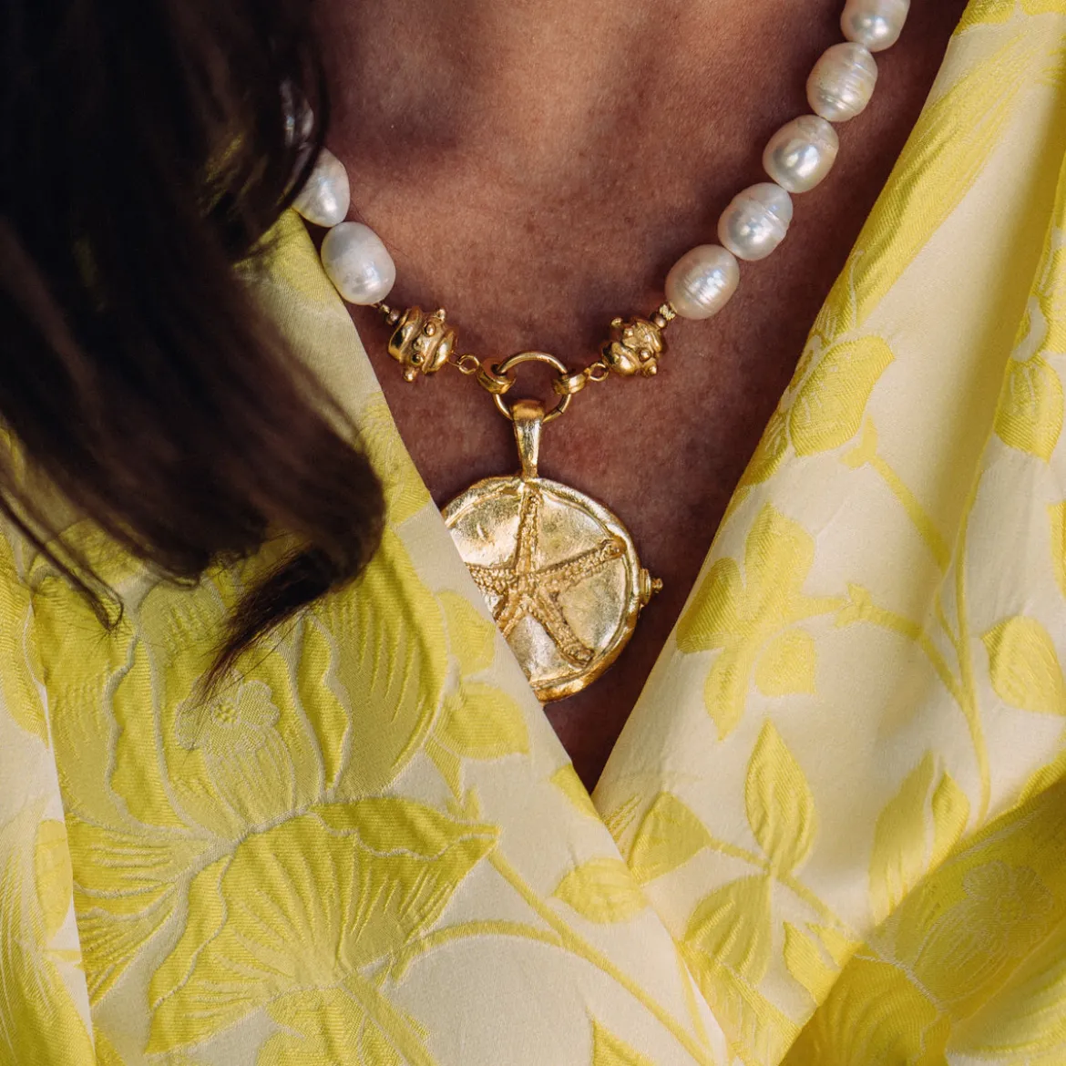 Starfish Pearl Necklace