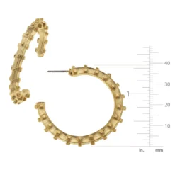 Studded Hoops