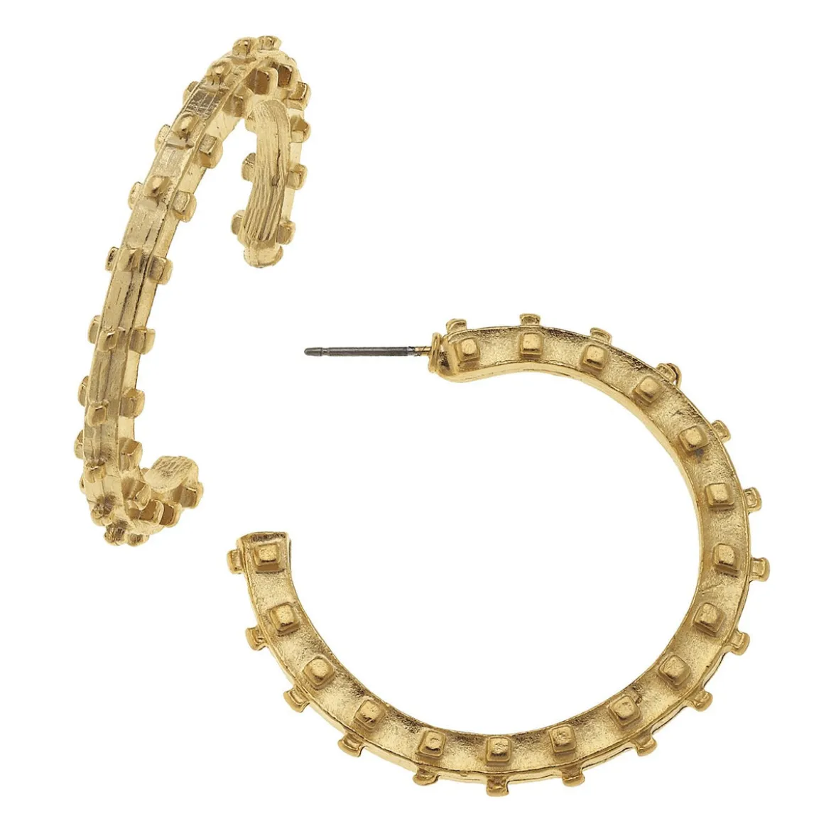 Studded Hoops
