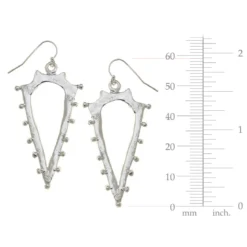 Studded Spear Earrings