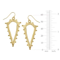 Studded Spear Earrings