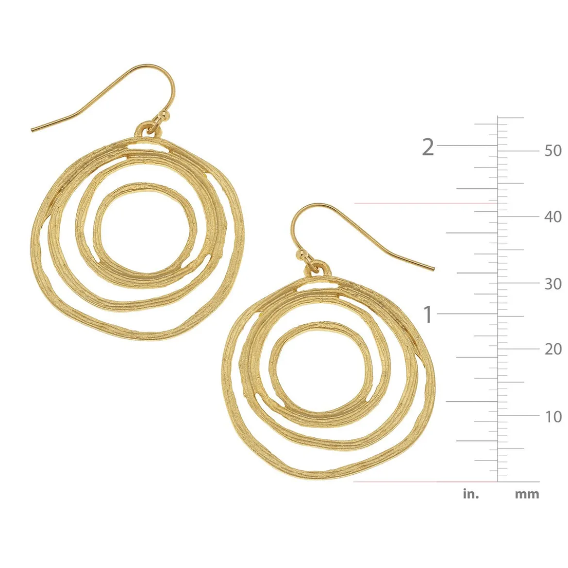 Swirl Cut Out Earrings