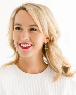 Tall Cross Earrings