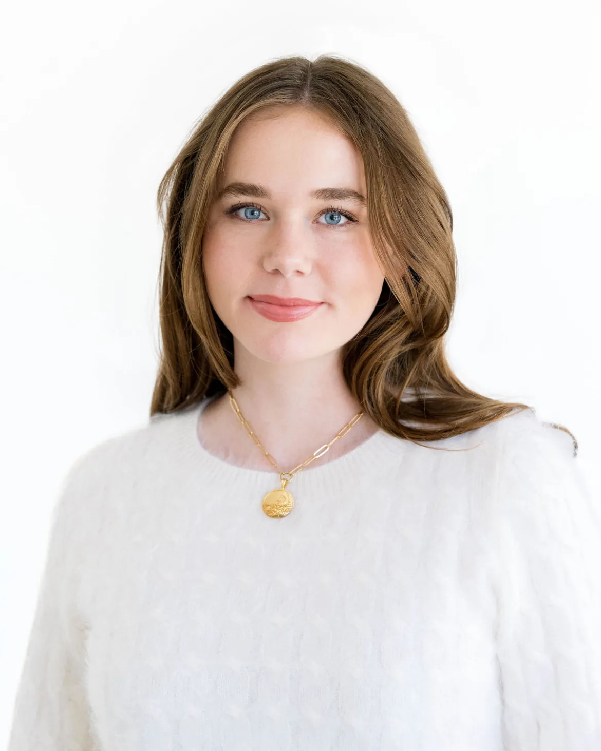 Tobacco Leaf Paperclip Necklace