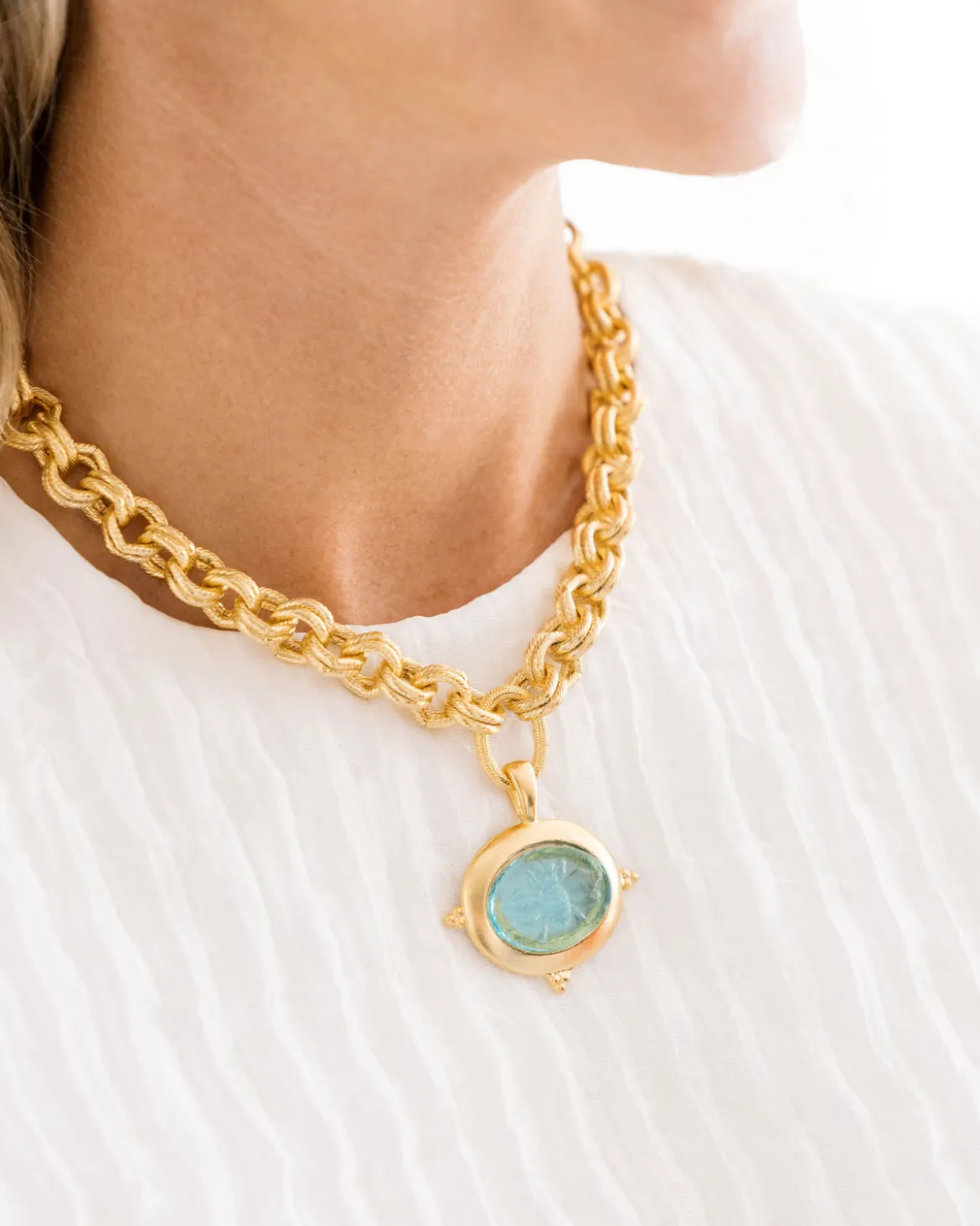 Venetian Glass Bee Necklace