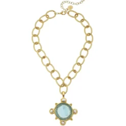 Venetian Glass Chain Necklace
