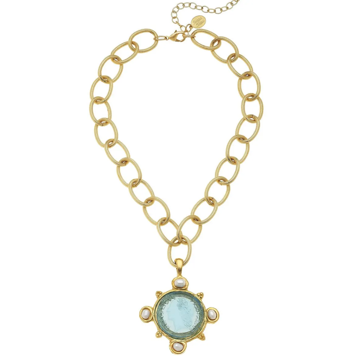 Venetian Glass Chain Necklace