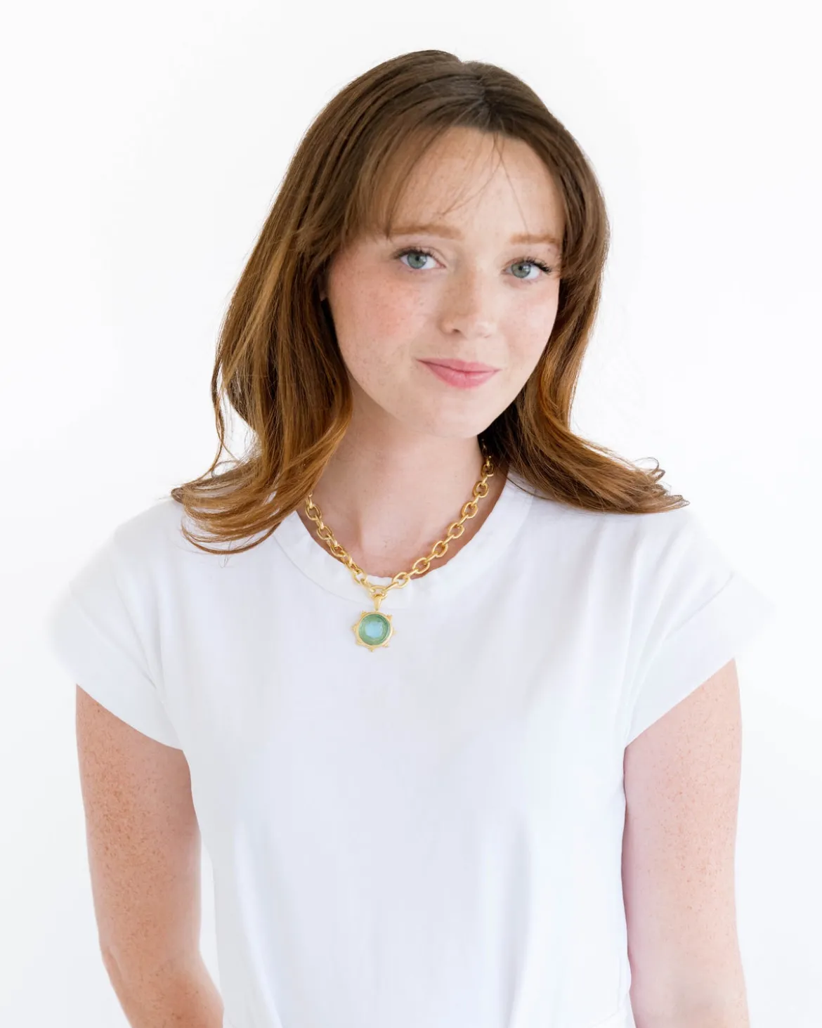 Venetian Glass Coin Necklace