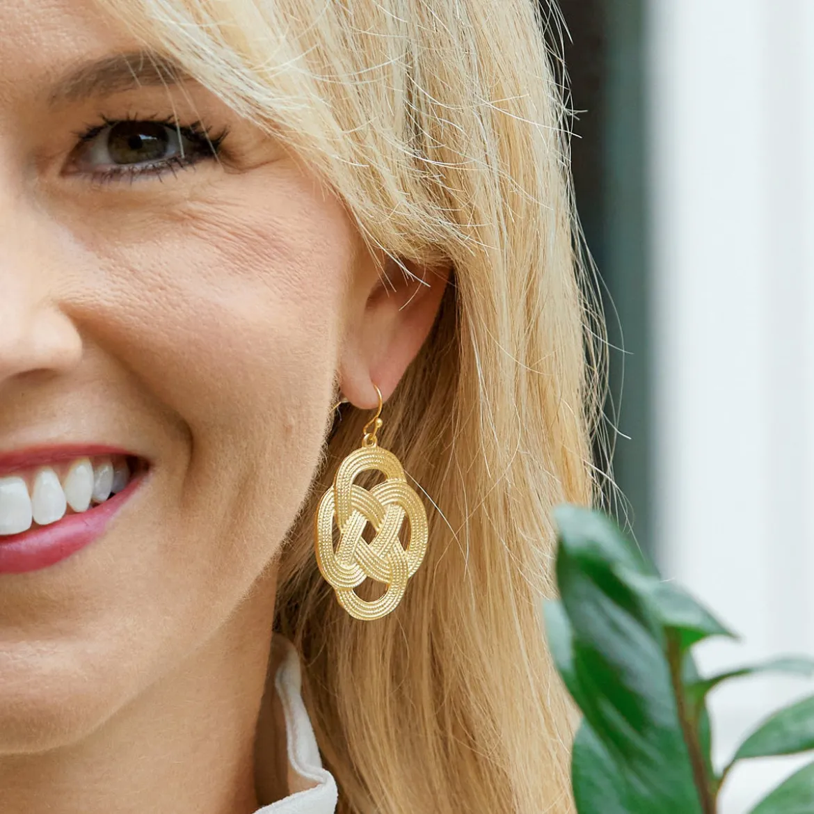 Woven Loop Earrings